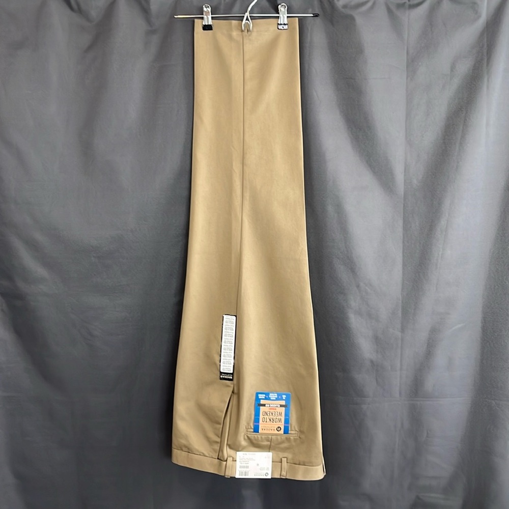 Haggar Work-To-Weekend Comfort Khaki NWT 40x32